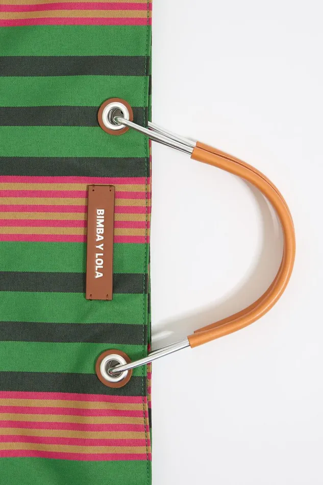 Medium Green Canopy Shopper Bag Green Women Bimba Y Lola Shoppers Medium Green Canopy Shopper Bag Green Women Bimba Y Lola Shoppers
