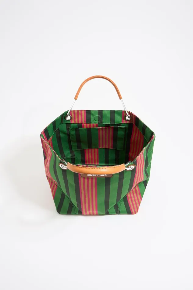 Medium Green Canopy Shopper Bag Green Women Bimba Y Lola Shoppers Medium Green Canopy Shopper Bag Green Women Bimba Y Lola Shoppers