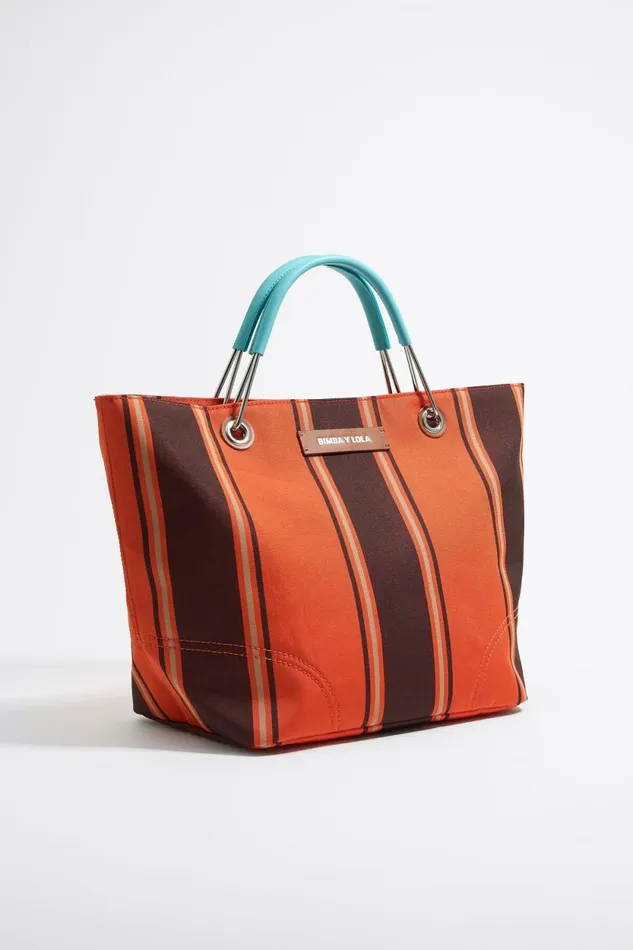 Medium Orange Canopy Handbag Orange Women Bimba Y Lola Shoppers