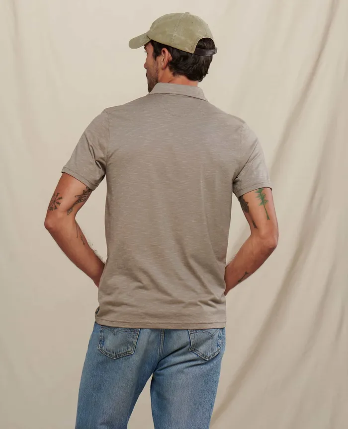 Men8217s TShirts ToadandCo Tempo Short Sleeve Polo Dark Chino