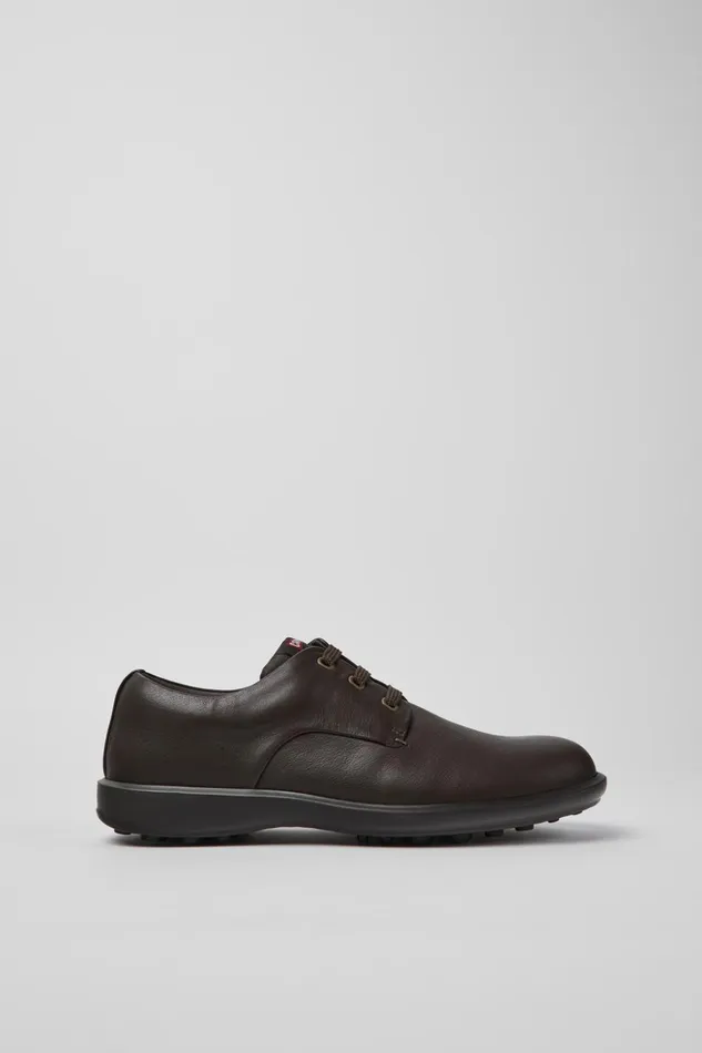 Men Atom Work Dark Brown Blucher Shoes Camper Formal Shoes Men Atom Work Dark Brown Blucher Shoes Camper Formal Shoes