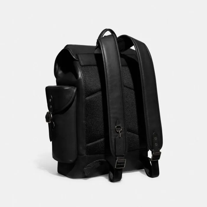 Men Backpacks Coach Hitch Backpack Black