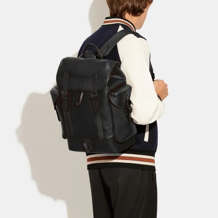 Men Backpacks Coach Hitch Backpack Black
