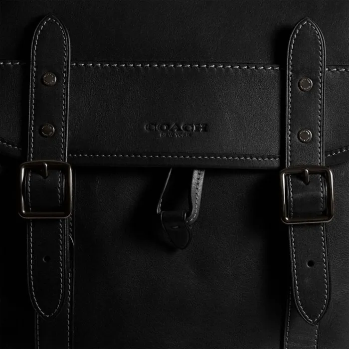 Men Backpacks Coach Hitch Backpack Black