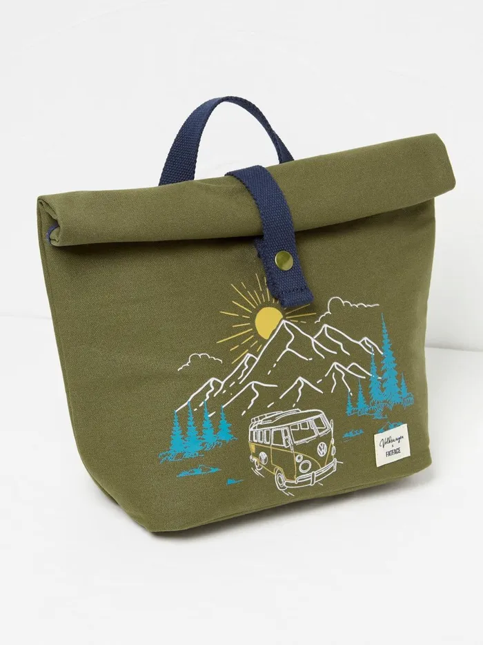 Men Bags and Wallets Fat Face Green Vw Camper Lunch Cool Bag