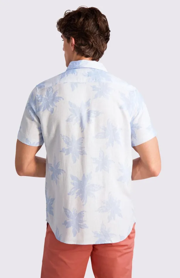 Men Ben Sherman Archive Print Shirts Exploded Flower Print Shirt 8211 Light Blue Men Ben Sherman Archive Print Shirts Exploded Flower Print Shirt 8211 Light Blue