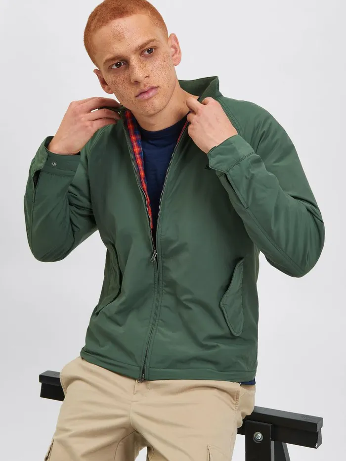 Men Ben Sherman Harrington Jackets The Original Quilted Harrington Jacket 8211 Forest Green