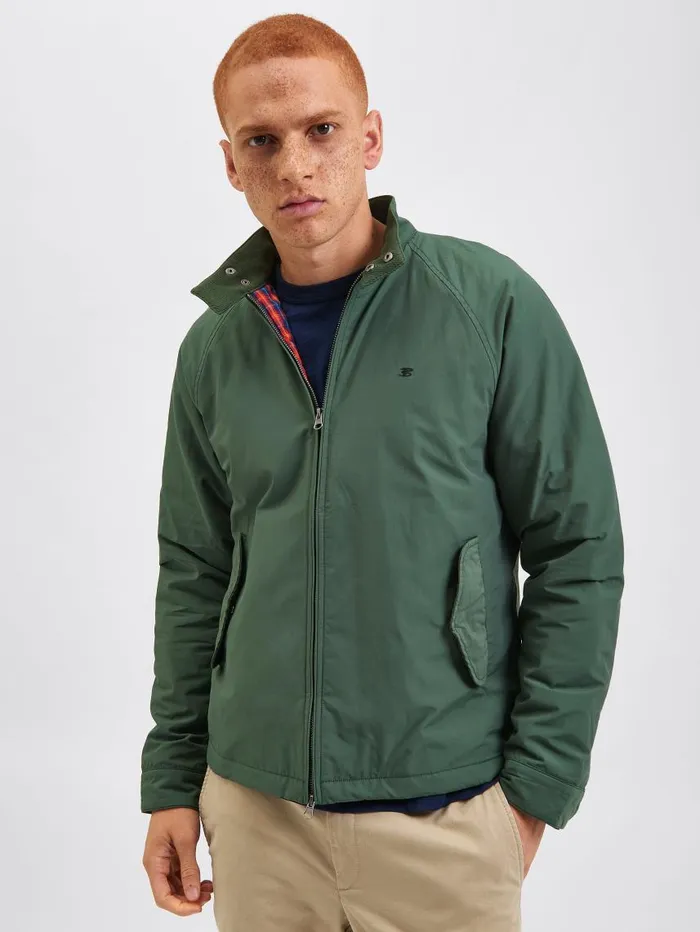 Men Ben Sherman Harrington Jackets The Original Quilted Harrington Jacket 8211 Forest Green