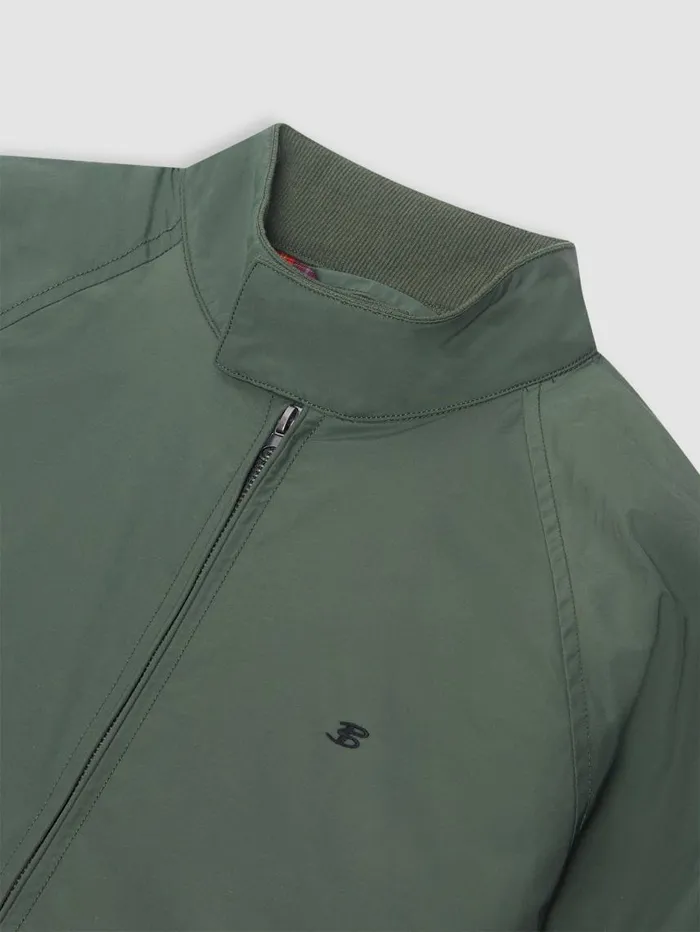 Men Ben Sherman Harrington Jackets The Original Quilted Harrington Jacket 8211 Forest Green