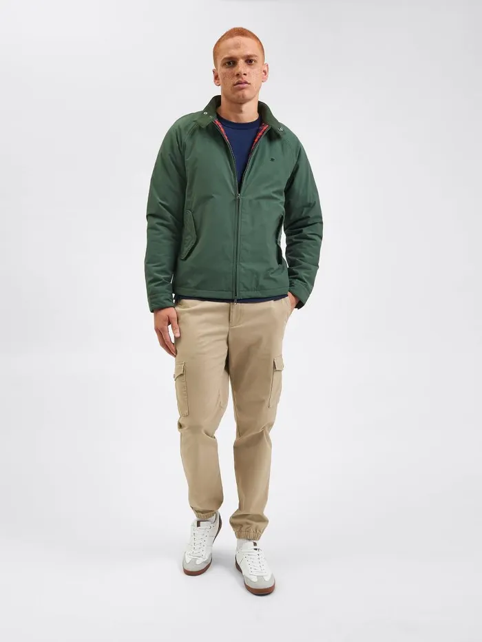 Men Ben Sherman Harrington Jackets The Original Quilted Harrington Jacket 8211 Forest Green