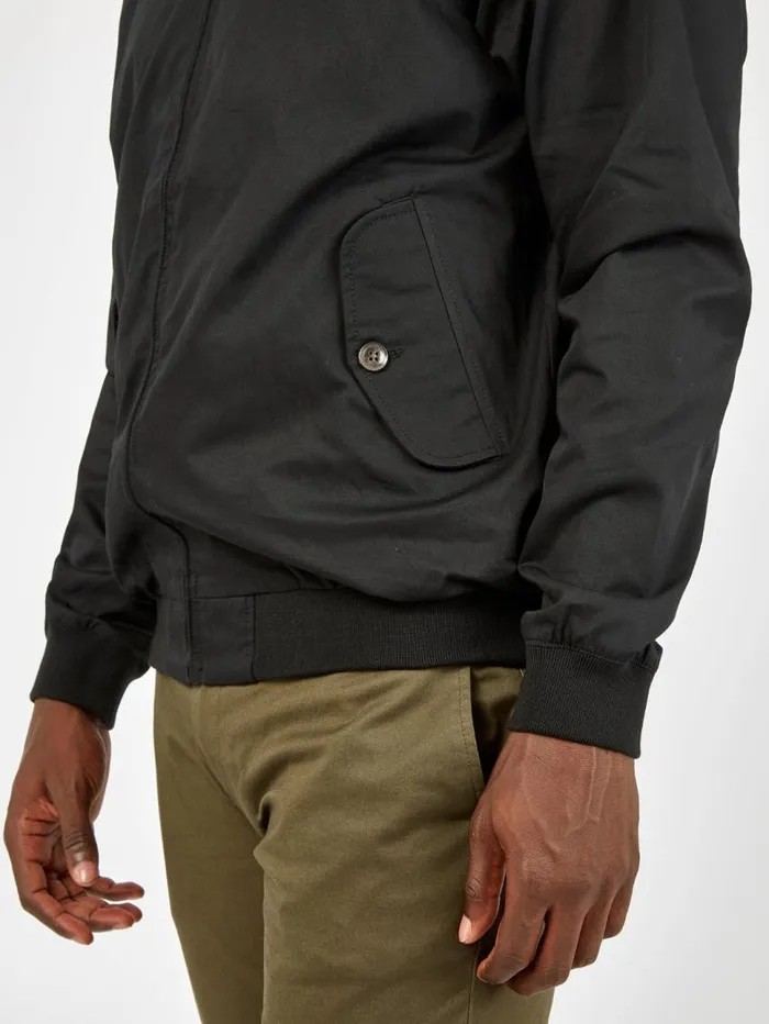 Men Ben Sherman Jackets and Outerwear Signature Harrington Jacket 8211 Black