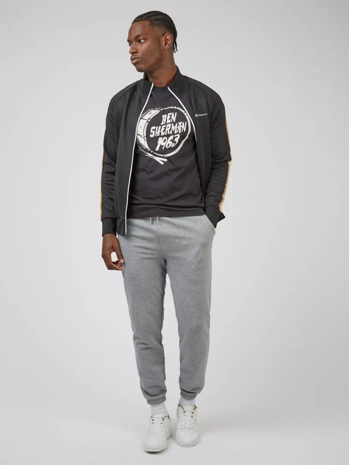 Men Ben Sherman Jackets and Outerwear Signature ZipThrough Track Jacket 8211 Black