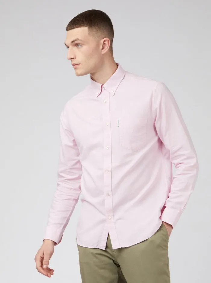 Men Ben Sherman Long Sleeve Shirts Signature Organic Oxford Shirt 8211 Light Pink Men Ben Sherman Long Sleeve Shirts Signature Organic Oxford Shirt 8211 Light Pink