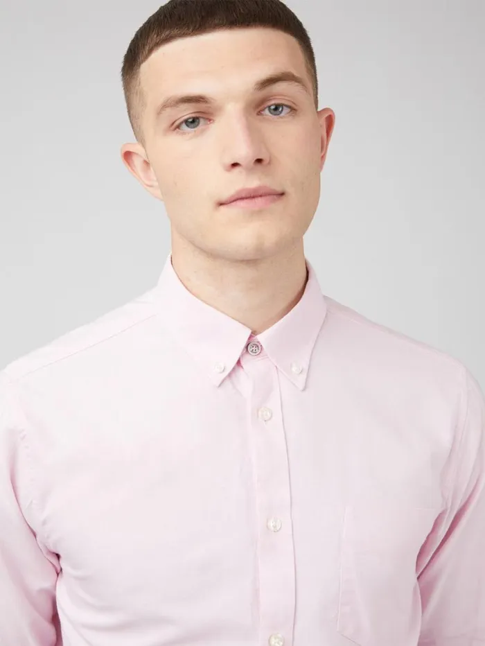 Men Ben Sherman Long Sleeve Shirts Signature Organic Oxford Shirt 8211 Light Pink Men Ben Sherman Long Sleeve Shirts Signature Organic Oxford Shirt 8211 Light Pink
