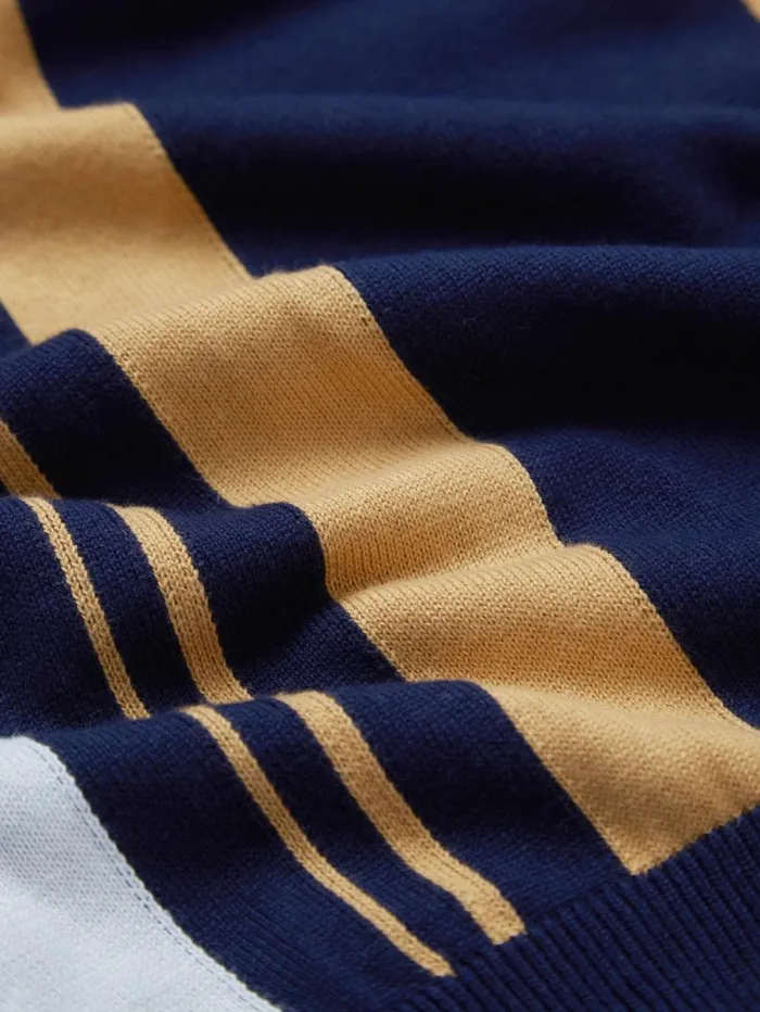 Men Ben Sherman Mod Knit Polos Signature Mod Knit Stripe Polo 8211 Marine Men Ben Sherman Mod Knit Polos Signature Mod Knit Stripe Polo 8211 Marine