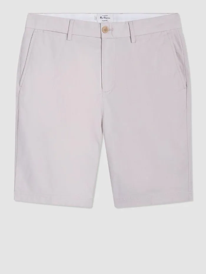 Men Ben Sherman Shorts Everyday Slim Fit Chino Short 8211 Putty