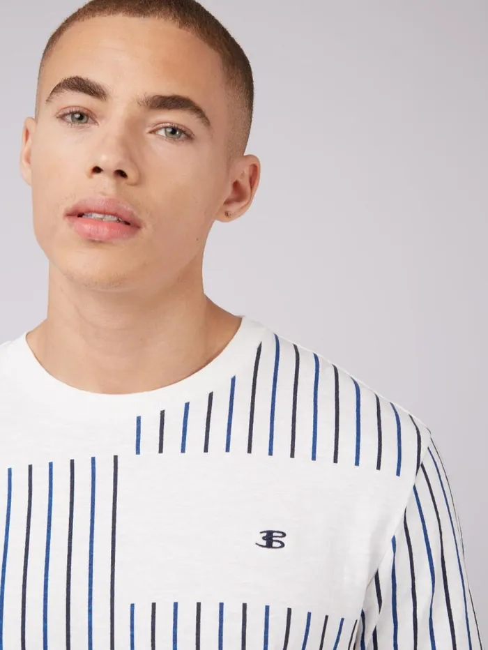 Men Ben Sherman TShirts and Graphic Tees B By Vertical Stripe Tee