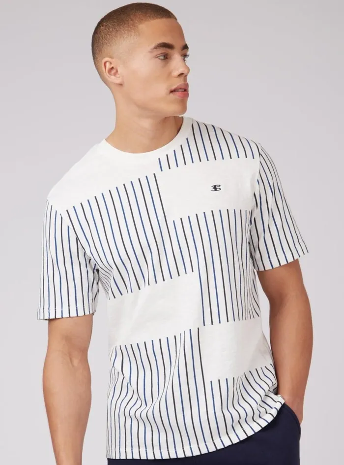 Men Ben Sherman TShirts and Graphic Tees B By Vertical Stripe Tee Men Ben Sherman TShirts and Graphic Tees B By Vertical Stripe Tee