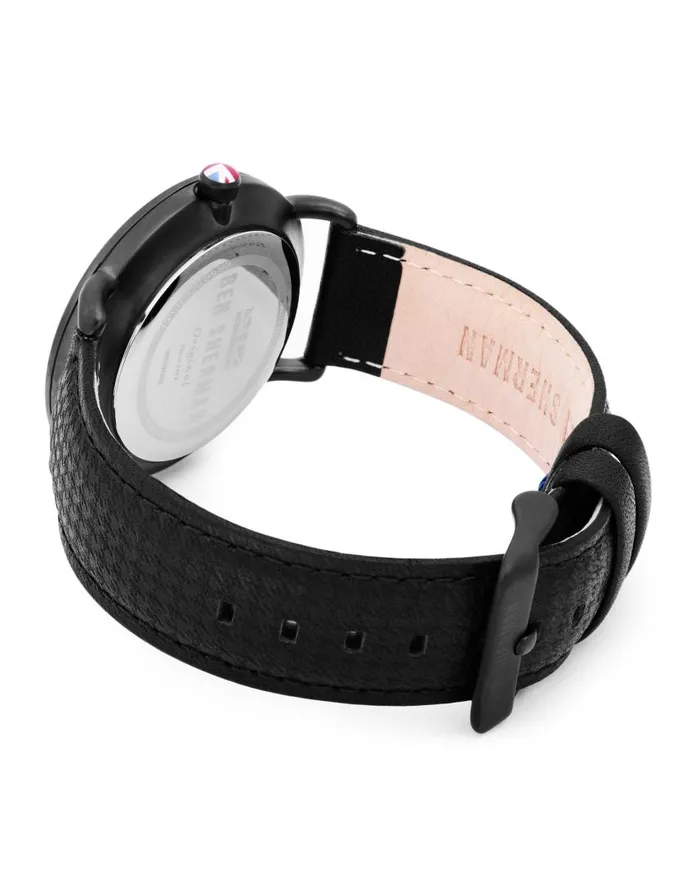 Men Ben Sherman Watches Brighton Dogtooth Watch 8211 BlackBlackBlack