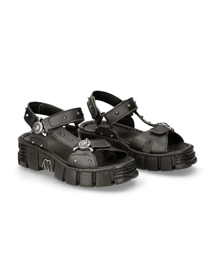 Men Bio Black Tower MBios120V1 New Rock Sandals