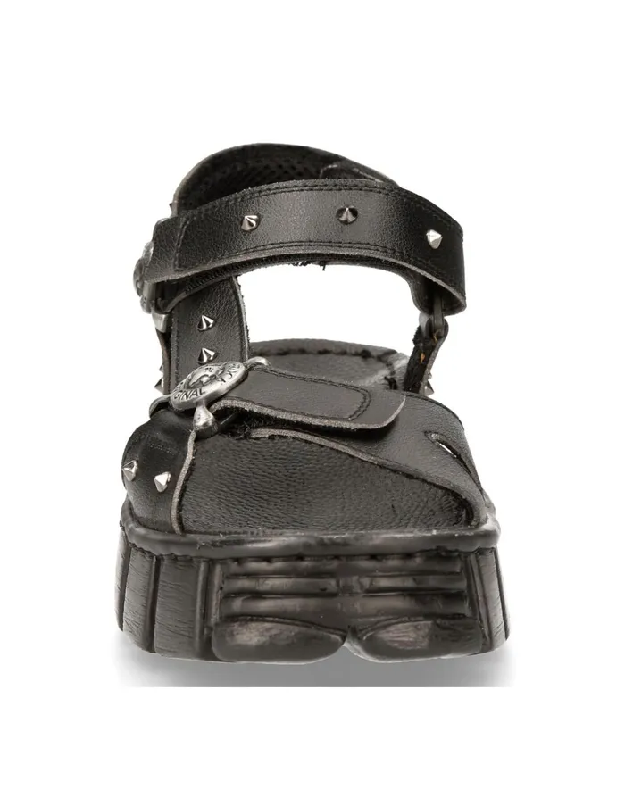 Men Bio Black Tower MBios120V1 New Rock Sandals Men Bio Black Tower MBios120V1 New Rock Sandals