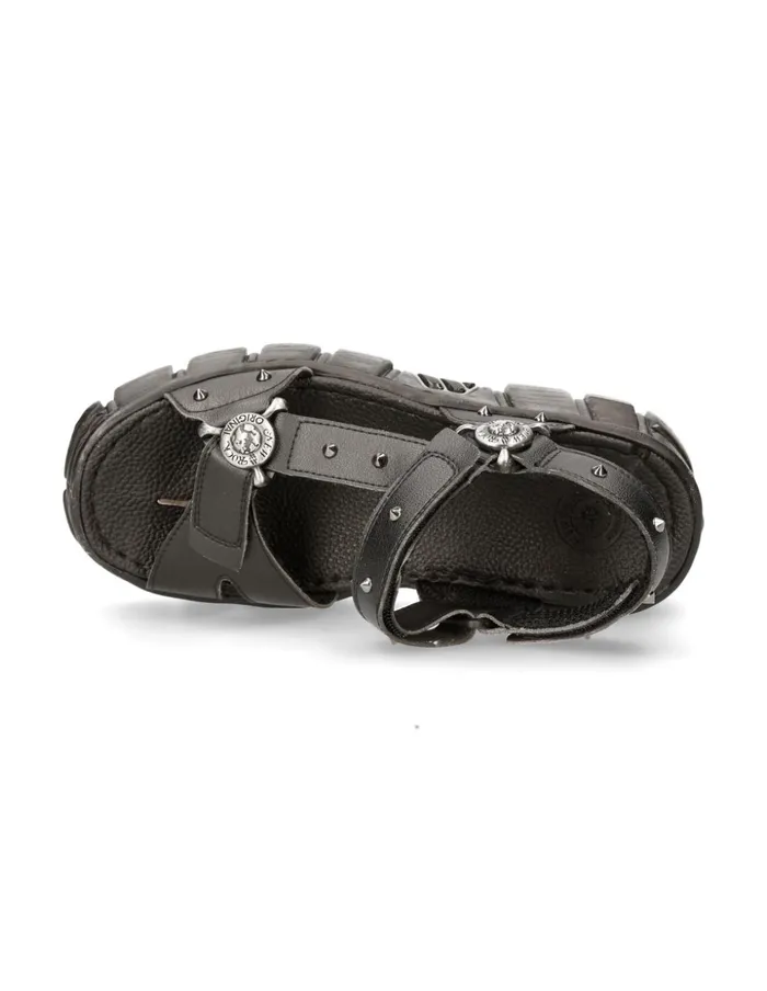 Men Bio Black Tower MBios120V1 New Rock Sandals Men Bio Black Tower MBios120V1 New Rock Sandals