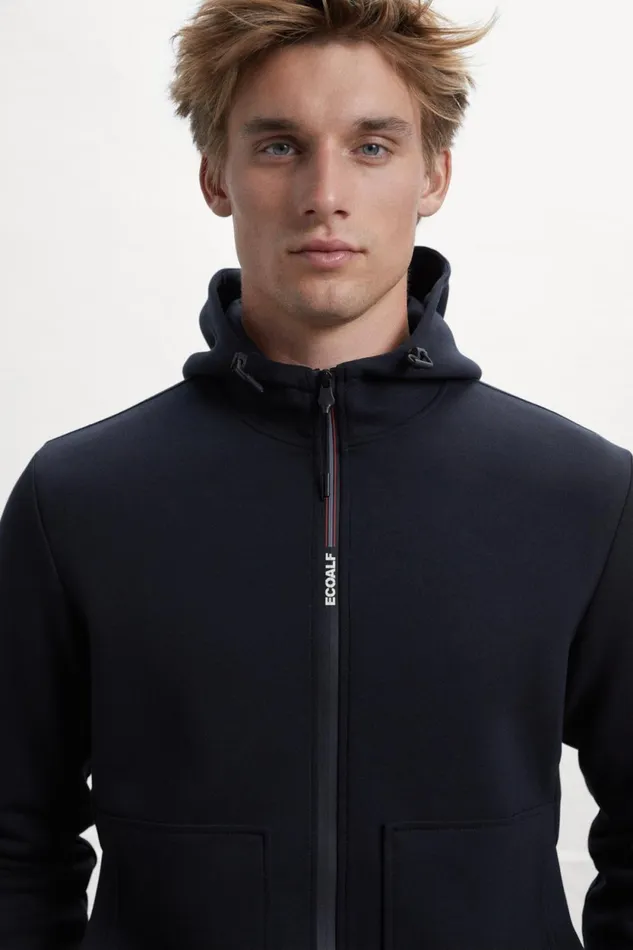 Men Black Suta Sweatshirt Ecoalf Sweatshirts