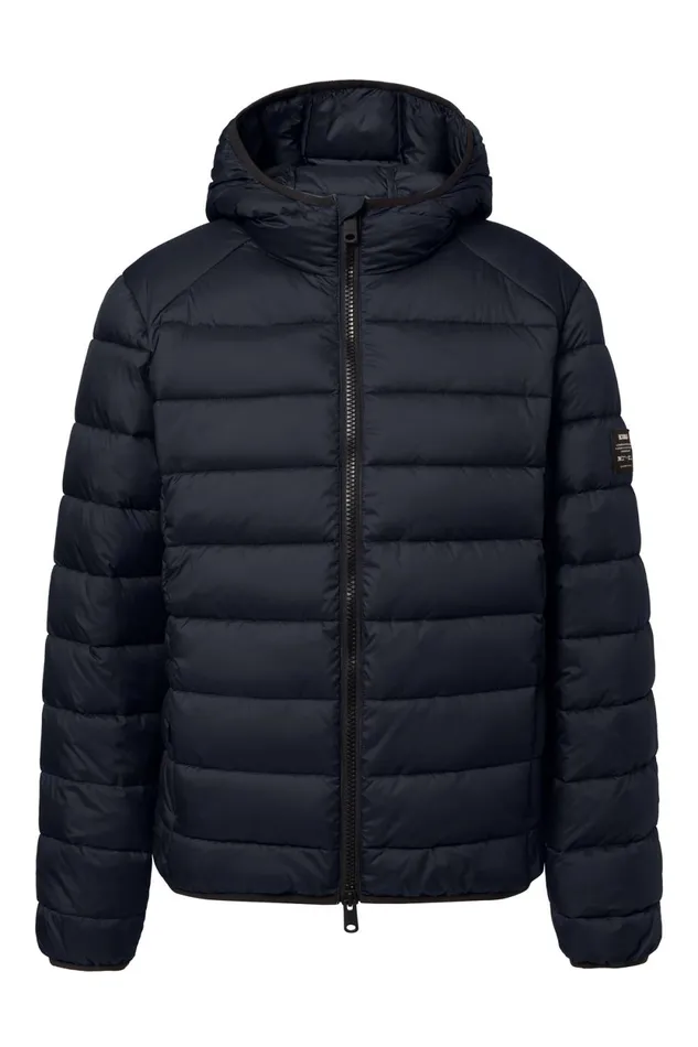 Men Blue Asp Jacket Ecoalf Coats And Jackets