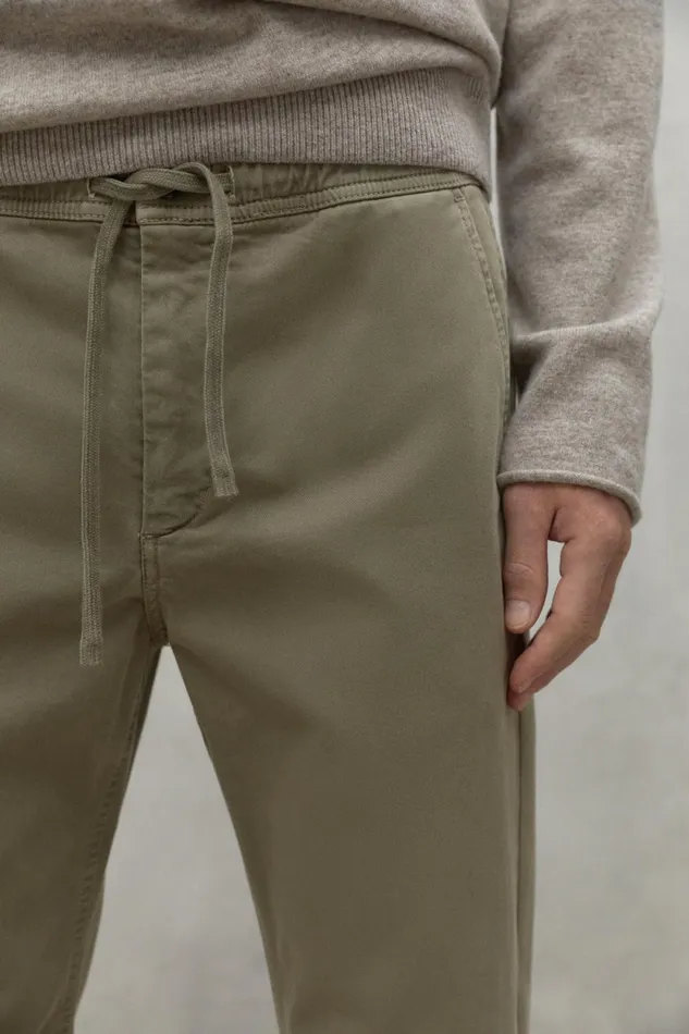 Men Brown Ethic Trousers Ecoalf Trousers