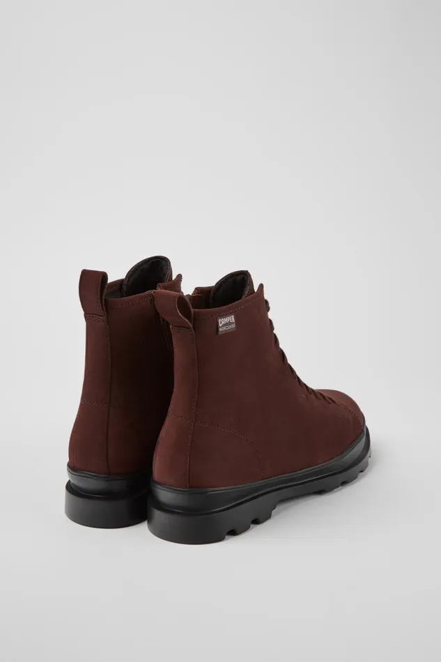 Men Brutus HYDROSHIELD Burgundy Medium Lace Boot Camper Ankle Boots Men Brutus HYDROSHIELD Burgundy Medium Lace Boot Camper Ankle Boots