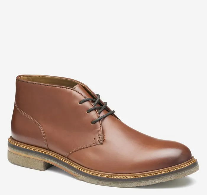 Men Calder Chukka Mahogany Full Grain JohnstonandMurphy Boots