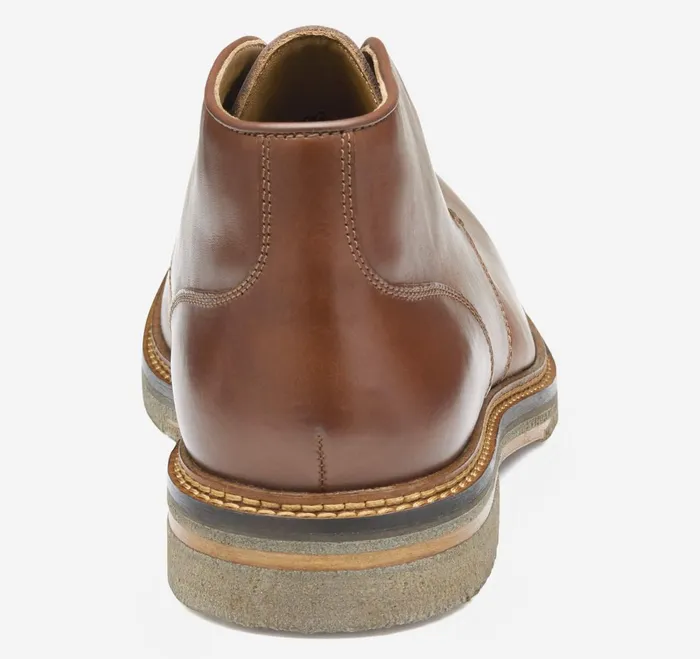 Men Calder Chukka Mahogany Full Grain JohnstonandMurphy Boots Men Calder Chukka Mahogany Full Grain JohnstonandMurphy Boots
