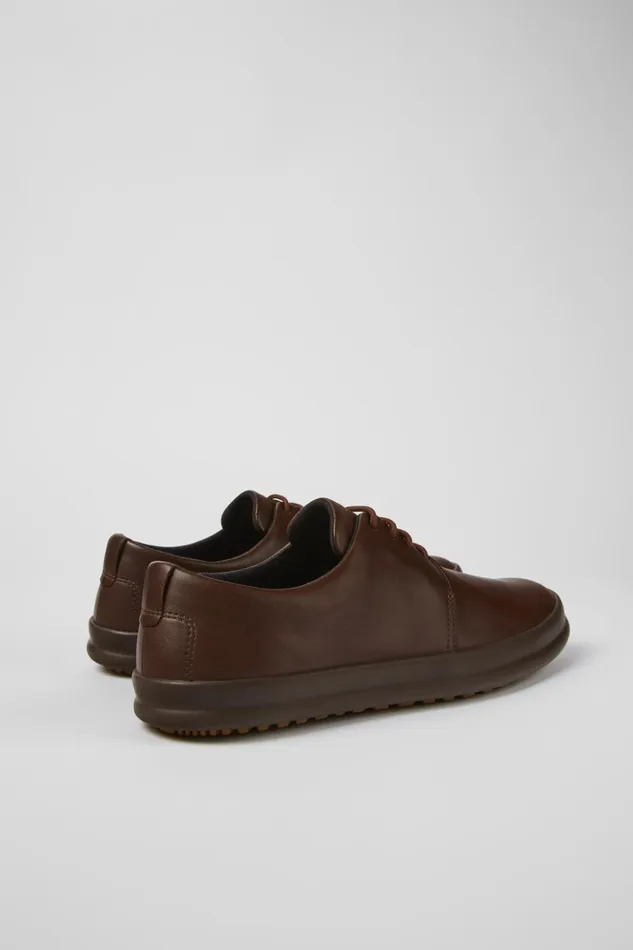 Men Chasis Brown Leather Shoes Camper Casual Shoes Men Chasis Brown Leather Shoes Camper Casual Shoes
