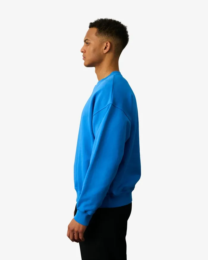 Men Crewneck Sweatshirts Colorful Standard Organic Oversized Crew Red Tangerine