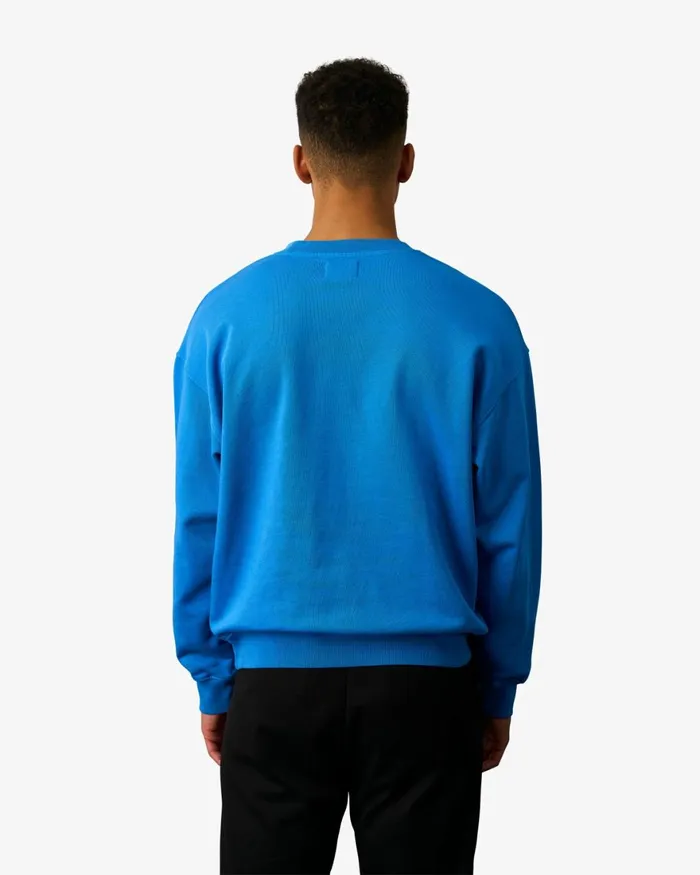 Men Crewneck Sweatshirts Colorful Standard Organic Oversized Crew Red Tangerine