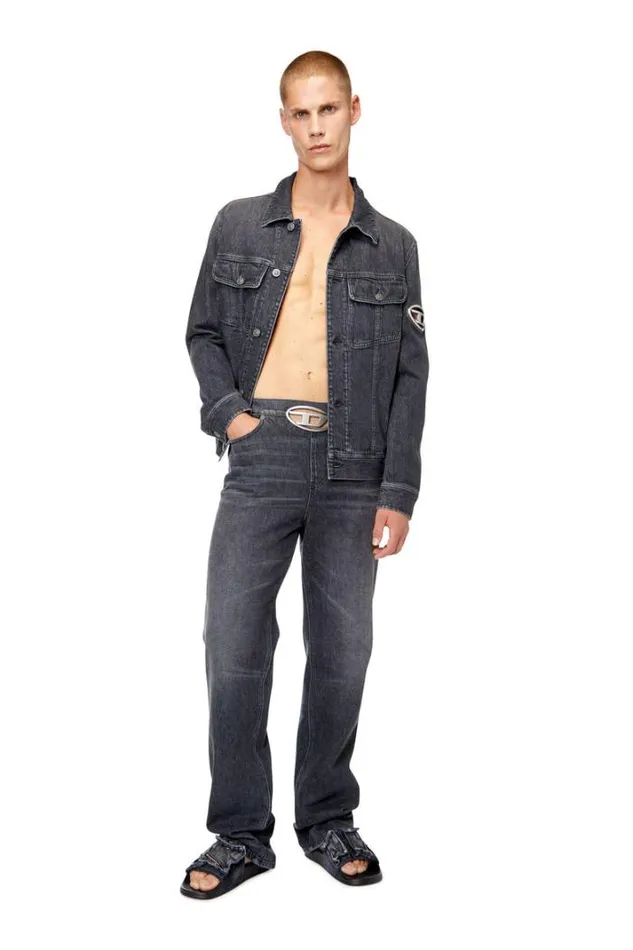 Men DBarcyFsc Blackdark Grey Diesel Outerwear And Jackets