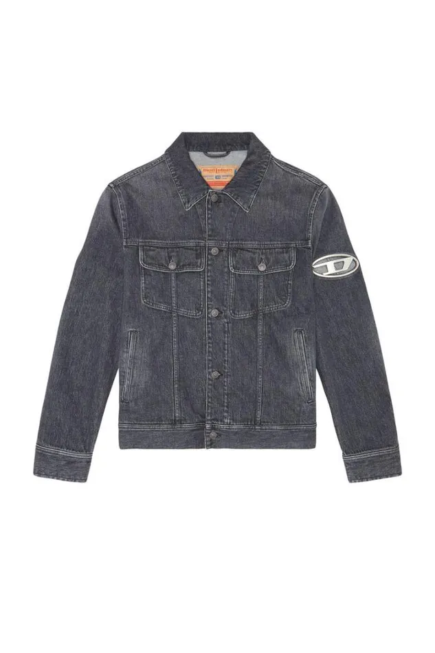 Men DBarcyFsc Blackdark Grey Diesel Outerwear And Jackets Men DBarcyFsc Blackdark Grey Diesel Outerwear And Jackets