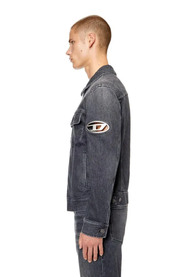 Men DBarcyFsc Blackdark Grey Diesel Outerwear And Jackets Men DBarcyFsc Blackdark Grey Diesel Outerwear And Jackets