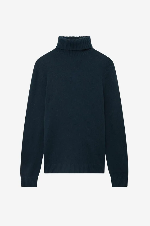 Men Doha Cashmere Jumper Dark Green Ecoalf Knitwear