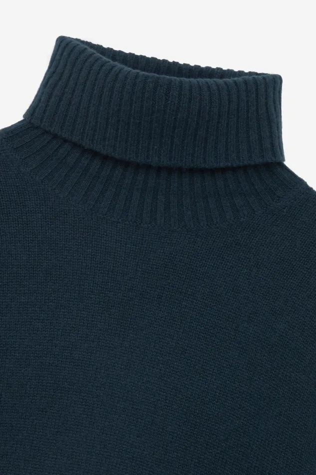 Men Doha Cashmere Jumper Dark Green Ecoalf Knitwear
