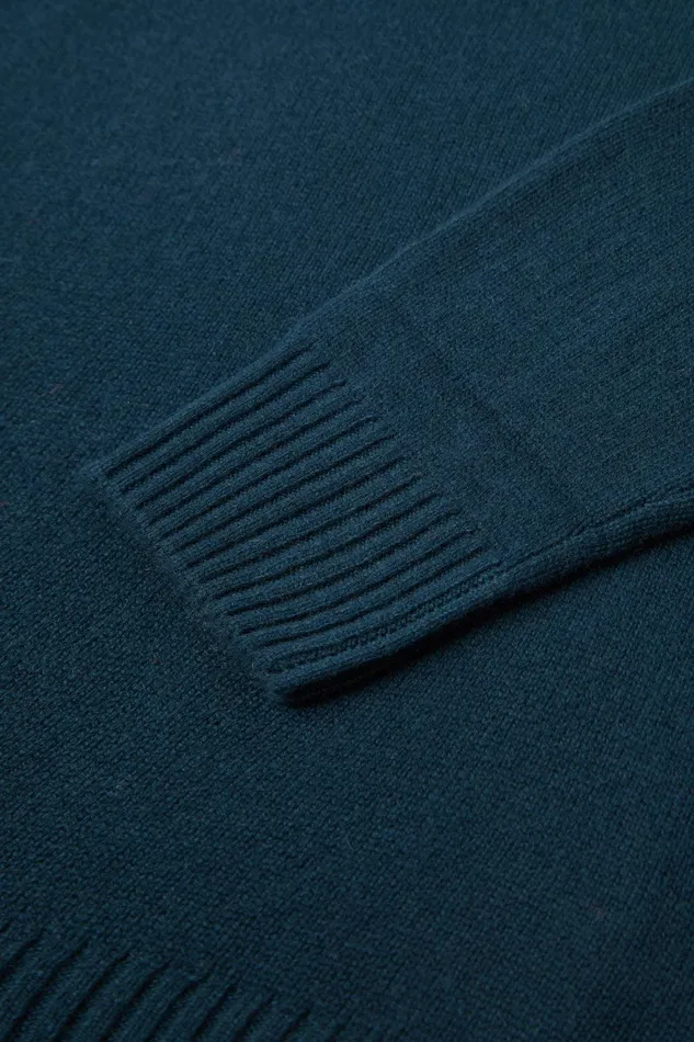 Men Doha Cashmere Jumper Dark Green Ecoalf Knitwear