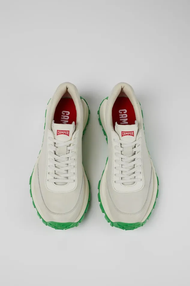 Men Drift Trail VIBRAM White LeatherTextile Sneaker Camper Sneakers Men Drift Trail VIBRAM White LeatherTextile Sneaker Camper Sneakers