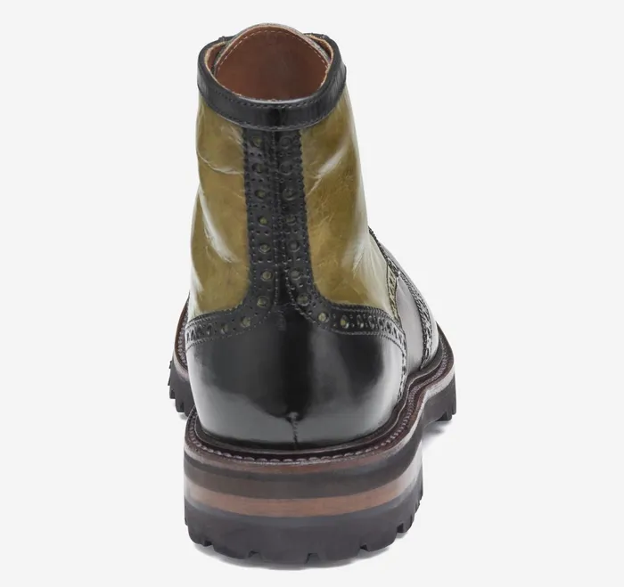 Men Dudley Lug Wingtip Boot Black Multi Calfskin JohnstonandMurphy LaceUps Men Dudley Lug Wingtip Boot Black Multi Calfskin JohnstonandMurphy LaceUps