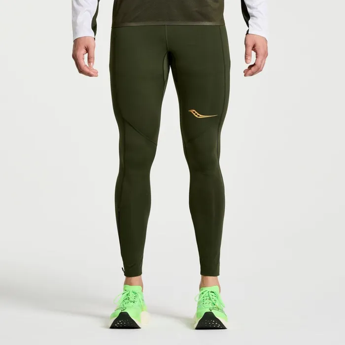 Men Elite Tight Umbra Saucony Bottoms