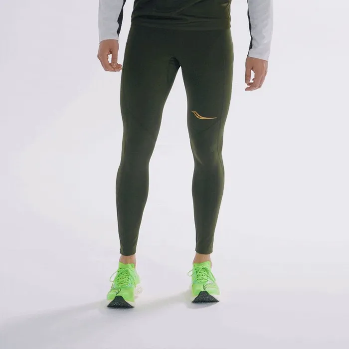 Men Elite Tight Umbra Saucony Bottoms