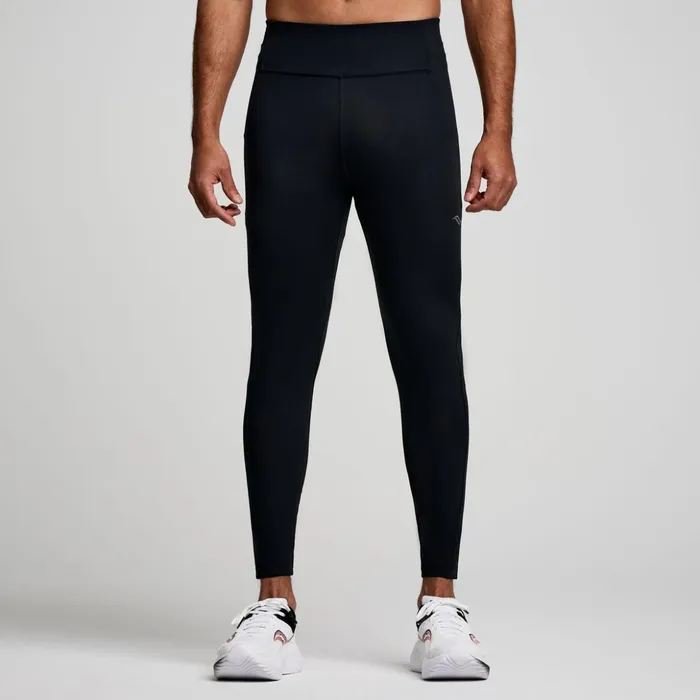 Men Fortify Tight Black Saucony Bottoms