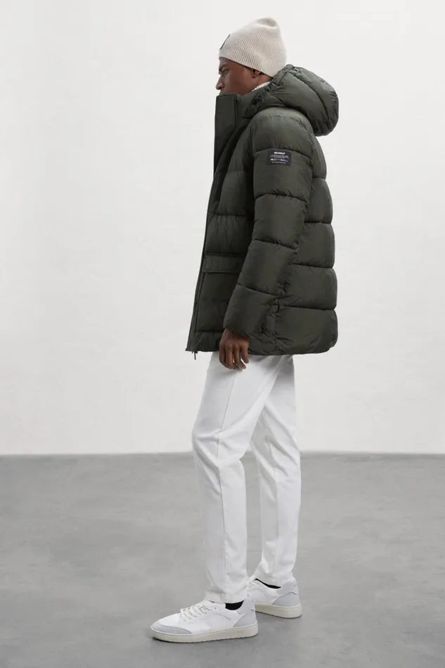 Men Green Mola Coat Ecoalf Coats And Jackets