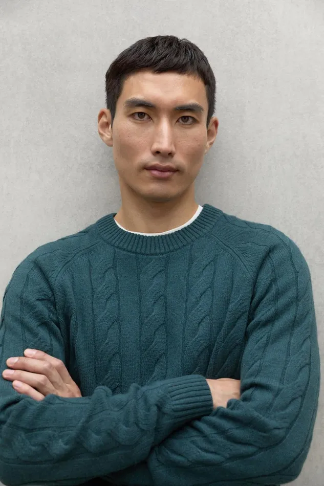Men Green Tilo Sweater Ecoalf Knitwear