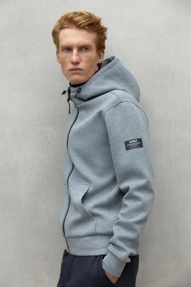 Men Grey Agadir Sweatshirt Ecoalf Sweatshirts