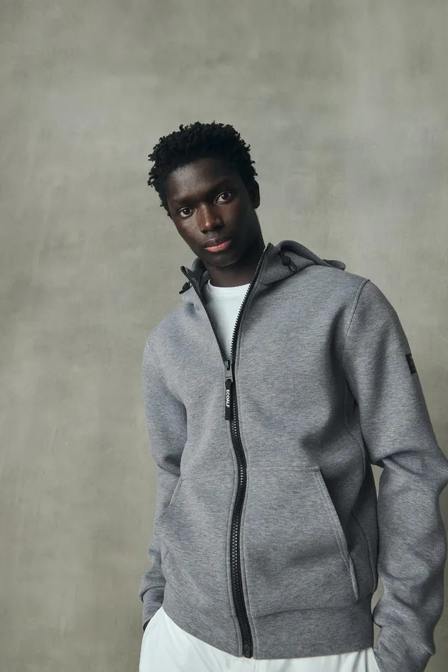 Men Grey Agadir Sweatshirt Ecoalf Sweatshirts
